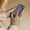Emma - taupe - Extra-long sheepskin leather gloves with luxurious cashmere lining & touchscreen feature - Schwartz & von Halen - US - 2