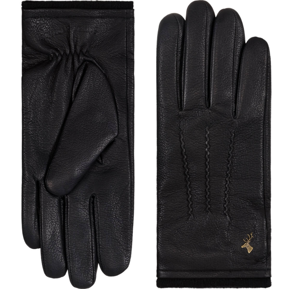 Lederhandschuhe Schwarz Herren Harvey – Schwartz & von Halen® – Premium Lederhandschuhe - 2