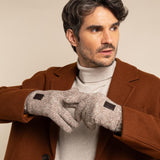 Handschuhe aus Wolle Shetland Beige Hudson  – Schwartz & von Halen® – Premium Lederhandschuhe - 9