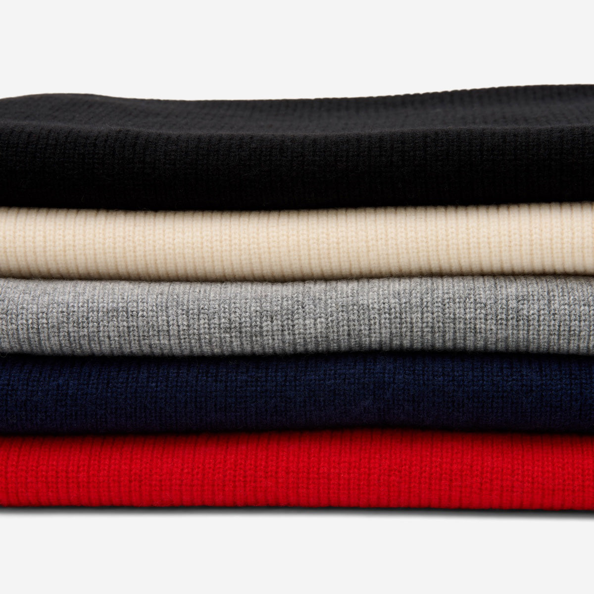Charlie (navy blue) - premium scarf made of soft Merino wool (unisex) - Schwartz & von Halen - US - 8