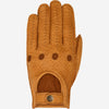 Silvio (cognac) – Exklusive Herren-Autohandschuhe aus Pekari-Leder