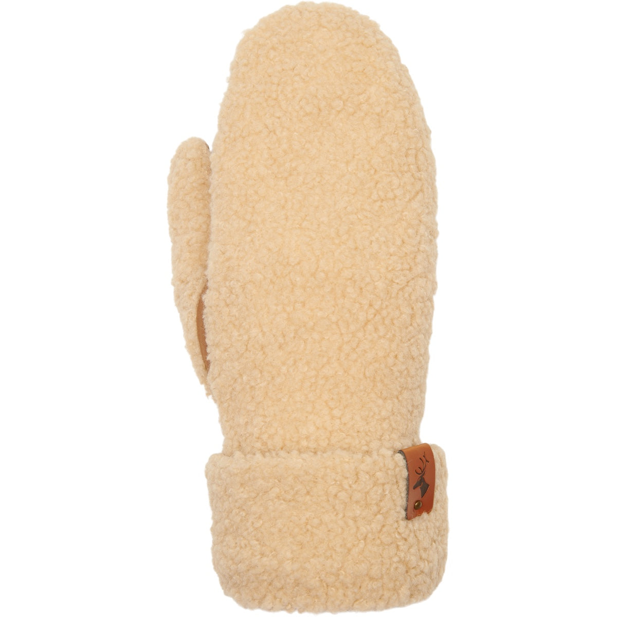 Wildleder Teddyfäustlinge Damen Beige Sophia – Schwartz & von Halen® – Premium Lederhandschuhe - 1