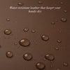Kira (brown) - Sheepskin leather gloves with wool/cashmere lining & touchscreen feature