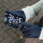 Lederhandschuhe Damen Marineblau Alexa – Schwartz & von Halen® – Premium Lederhandschuhe - 6