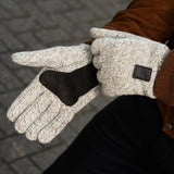 Handschuhe aus Wolle Shetland Beige Hudson  – Schwartz & von Halen® – Premium Lederhandschuhe - 7