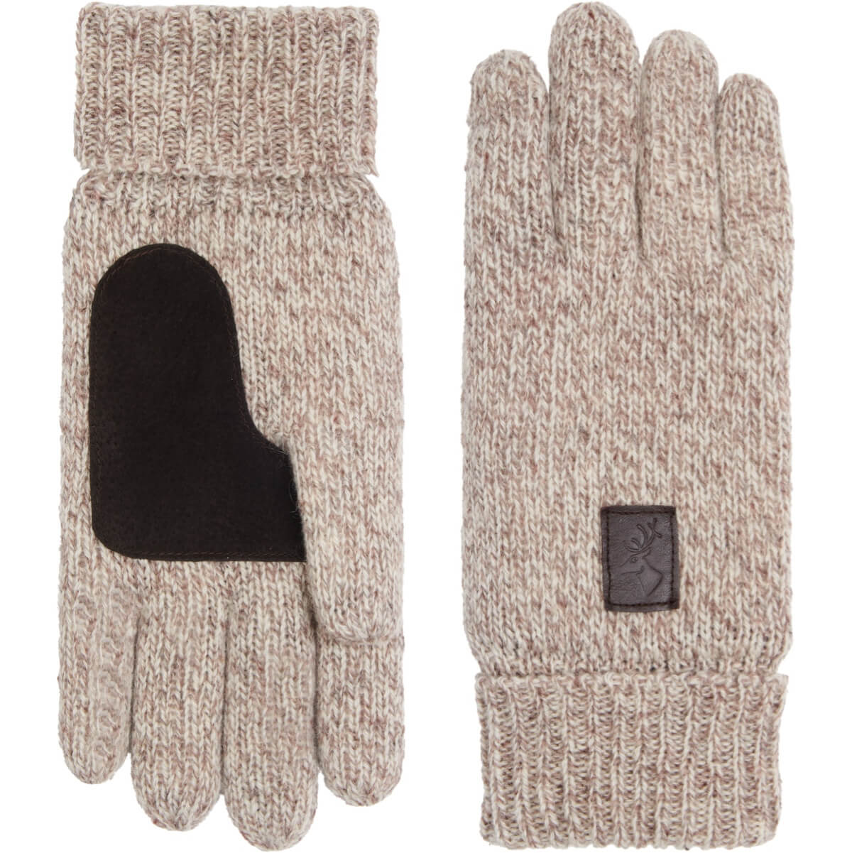 Handschuhe aus Wolle Shetland Beige Hudson  – Schwartz & von Halen® – Premium Lederhandschuhe - 2