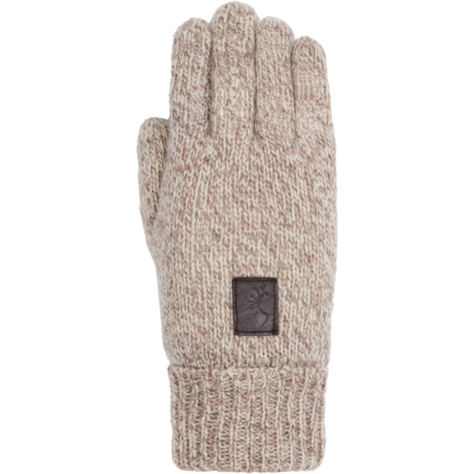 Shetland Warm Beige - Handschuhe Schwartz – & von Halen® aus - Gefüttert Wolle